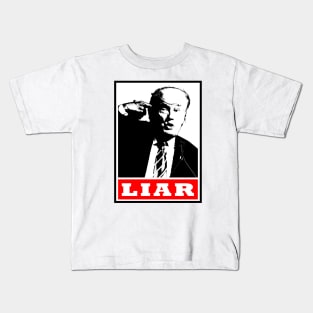 Donald Trump Liar and agitator Kids T-Shirt